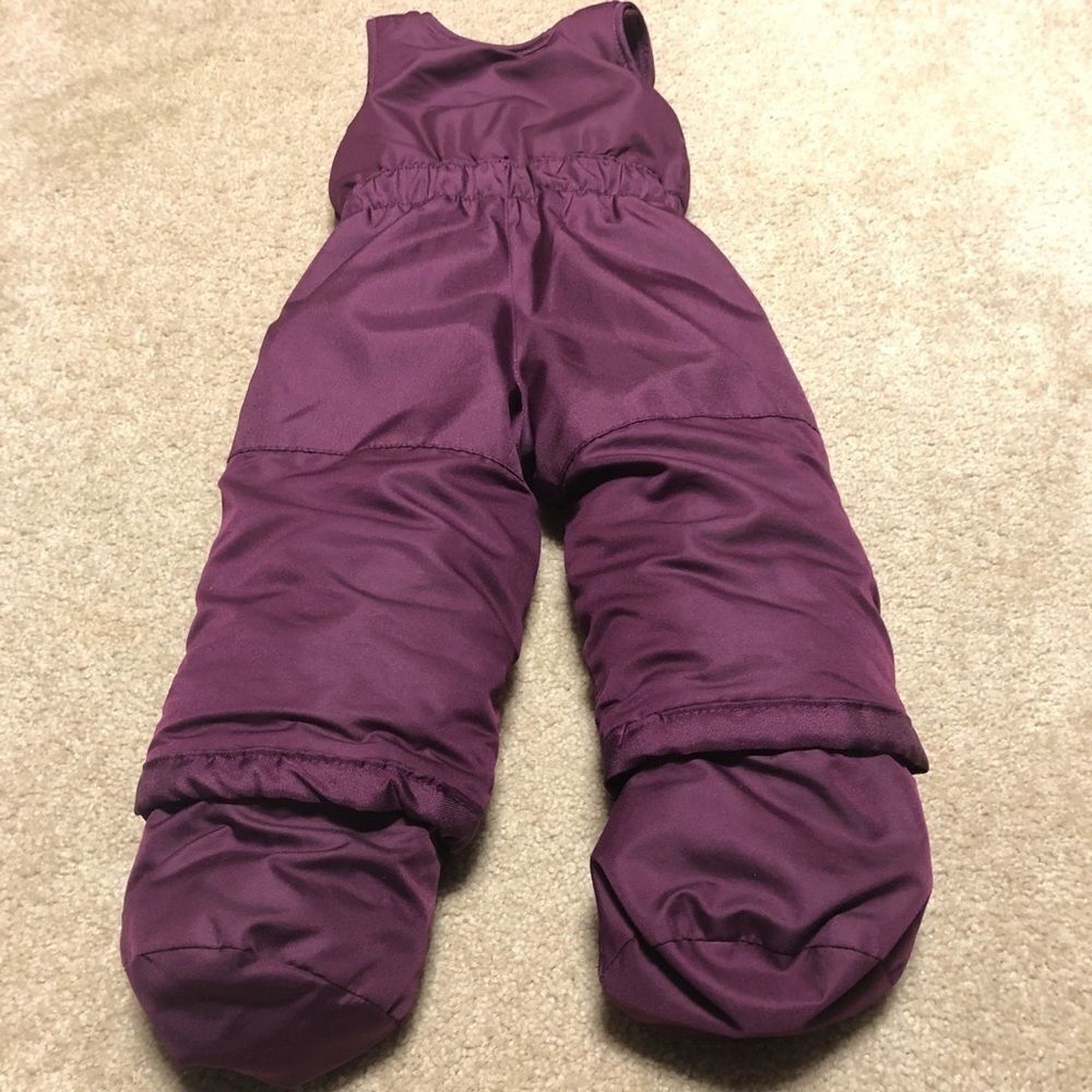 𝅺ALPINETEK baby 9M purple snow pants